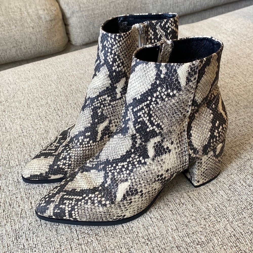 Madden Girl Snake Print Boots